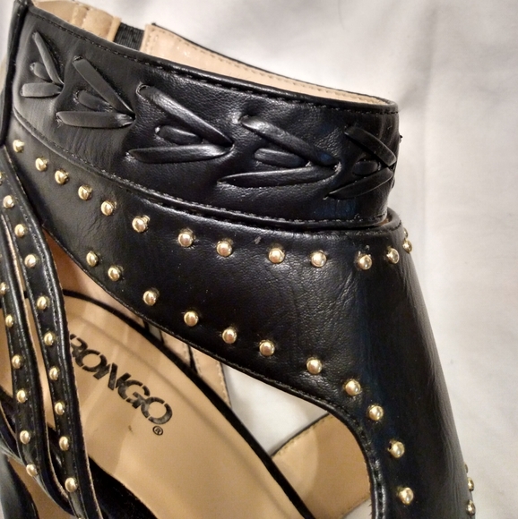 Bongo Studded Moto Heels Donna 6 - Picture 6 of 9